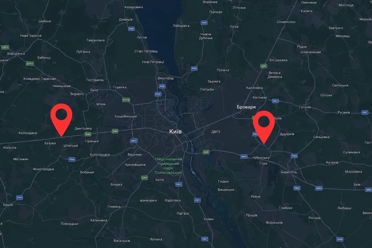 Map with GumaTransServis locations